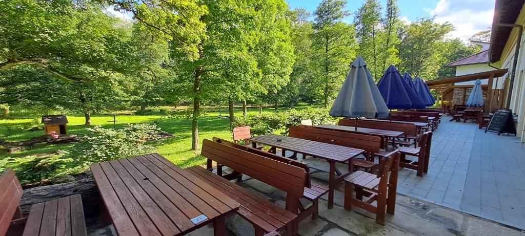 Zahrada ubytování Pivovar a Penzion GRASEL