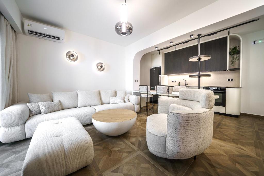 Posezení v ubytování Allegro Suites