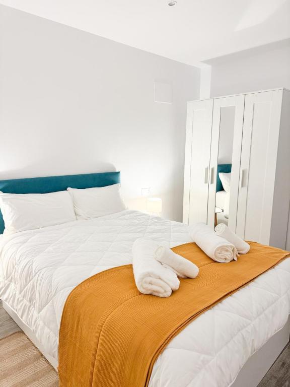 Ένα ή περισσότερα κρεβάτια σε δωμάτιο στο Apartamento La Sal Centro