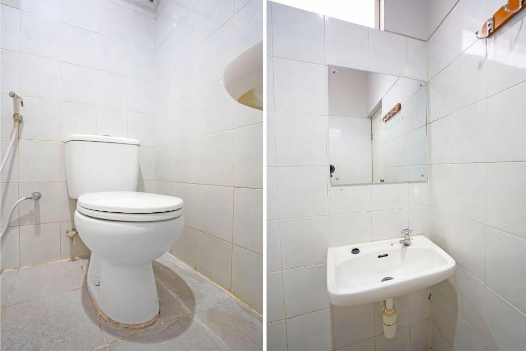 Koupelna v ubytování OYO 91710 Hotel Anugerah