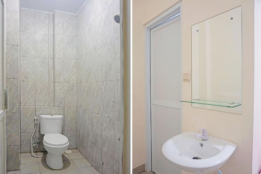 Koupelna v ubytování Super OYO Capital O 91790 S1 Residence