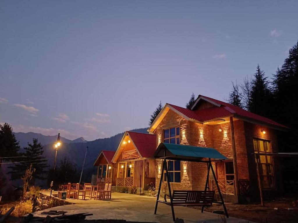 Üldine mäevaade või majutusasutusest Himalayan Heart Aashiyana pildistatud vaade