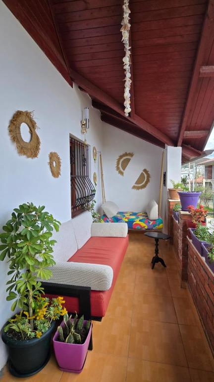 Posezení v ubytování Eni's Villa