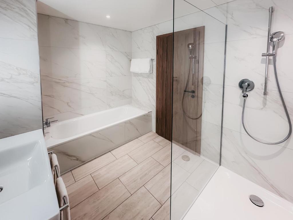 Koupelna v ubytování IIP Apartments - Self Check-In