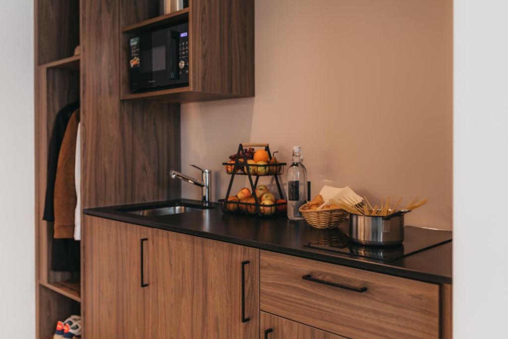 Kuchyň nebo kuchyňský kout v ubytování IIP Apartments - Self Check-In