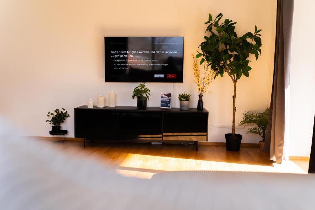 TV a/nebo společenská místnost v ubytování homy Bludenz Alpine Panorama