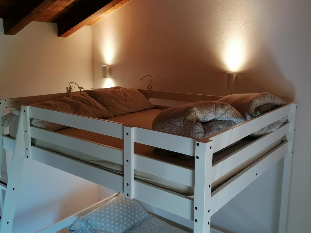 Postel nebo postele na pokoji v ubytování Villa Madi