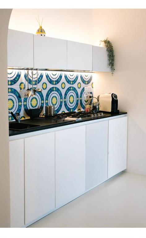 A kitchen or kitchenette at La Pigolina