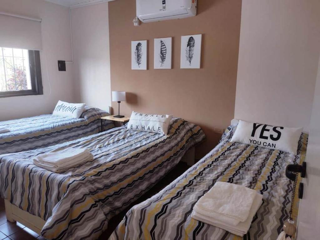 Postel nebo postele na pokoji v ubytování Basilia, Casa para 6 con garaje para 2 vehiculos