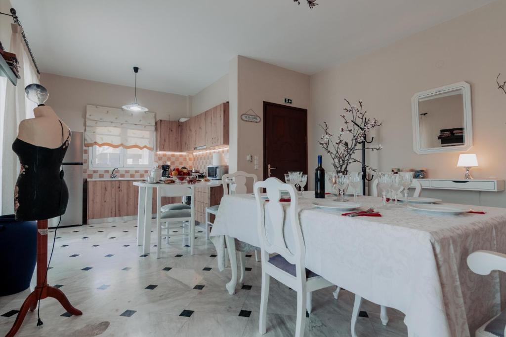 Kuchnia lub aneks kuchenny w obiekcie Family Holiday House In Nafplio