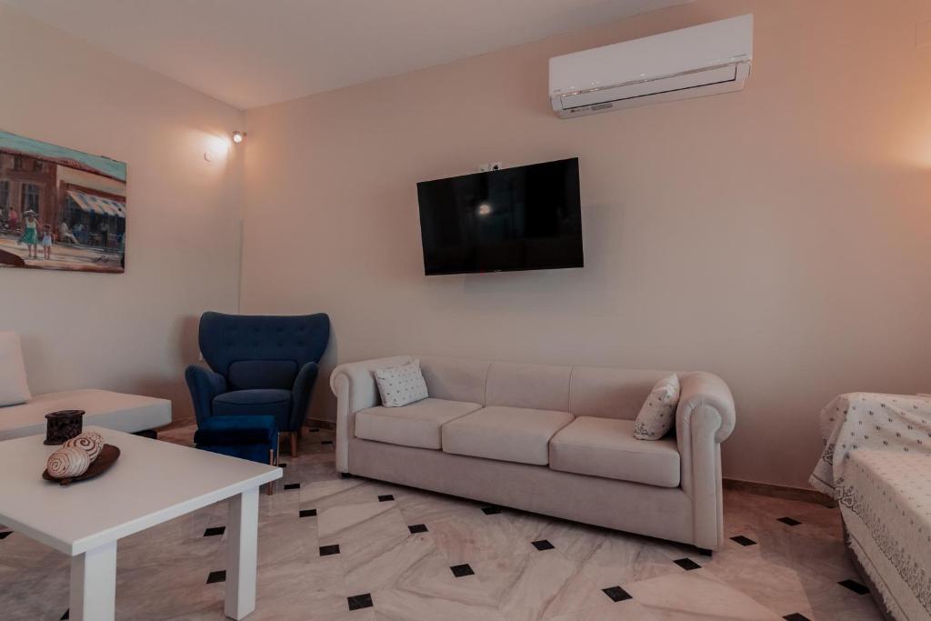 Część wypoczynkowa w obiekcie Family Holiday House In Nafplio