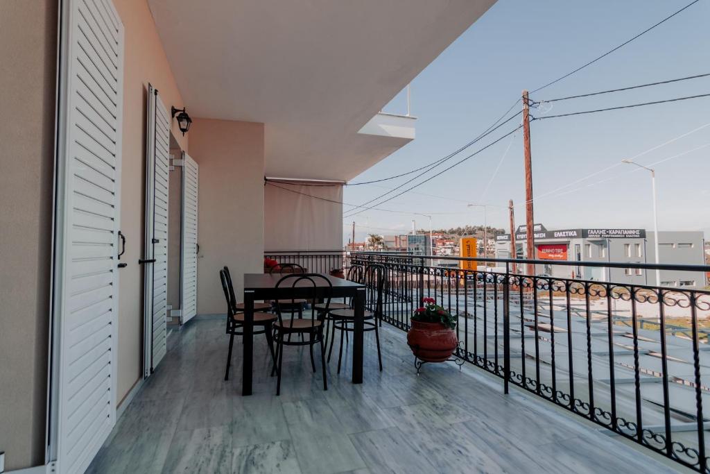 Balkon lub taras w obiekcie Family Holiday House In Nafplio