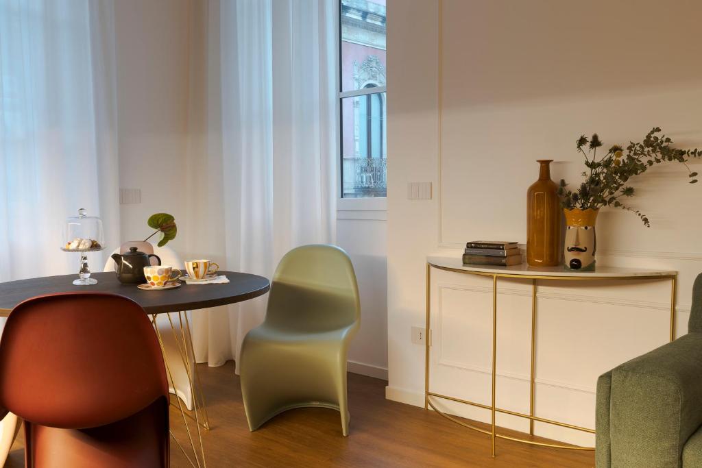 Area soggiorno di Elysium Boutique Apartments - Catania