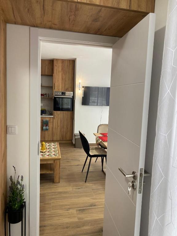 Kuchyň nebo kuchyňský kout v ubytování Apartman SUNCE Divčibare