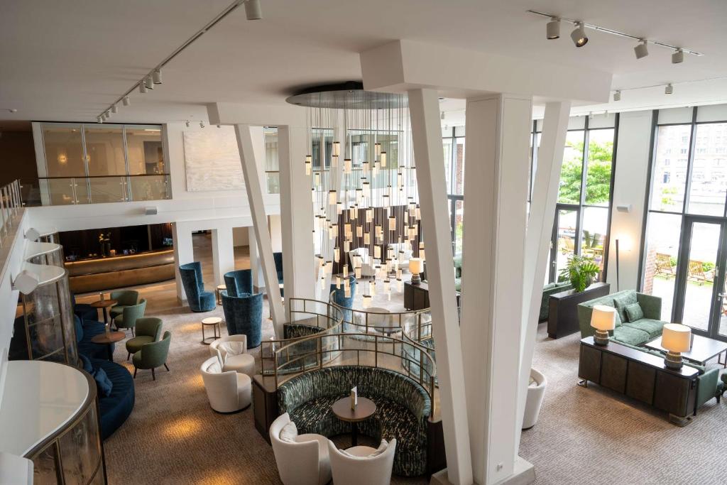 Posezení v ubytování Radisson Blu Senator Hotel, Lübeck