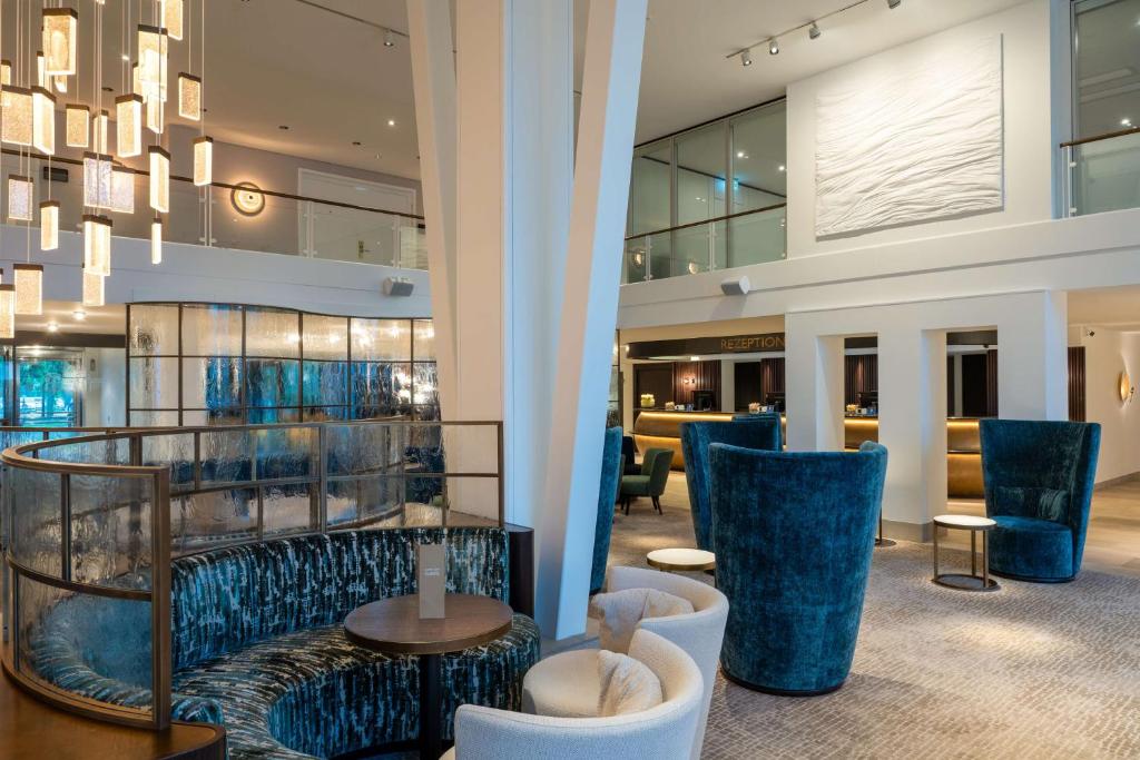 Posezení v ubytování Radisson Blu Senator Hotel, Lübeck
