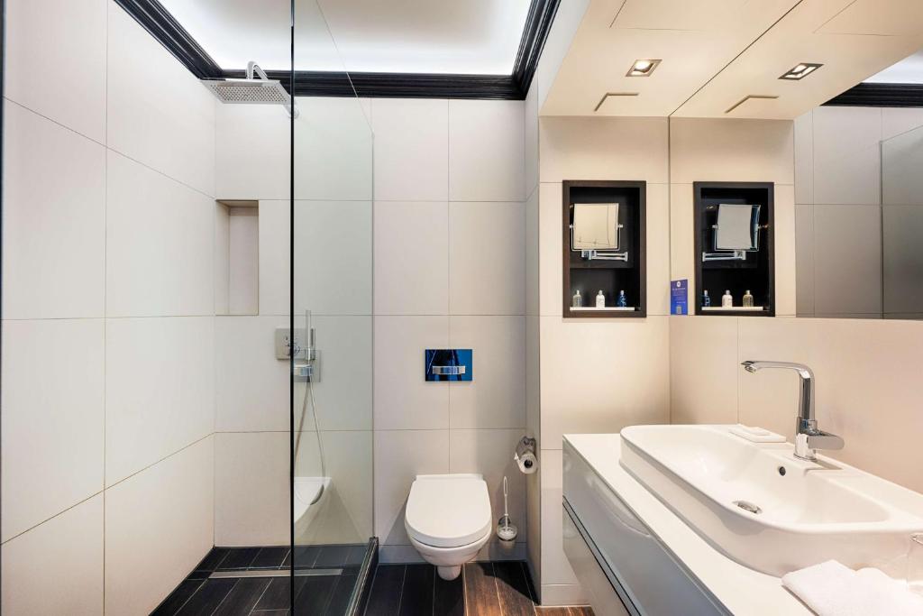 Koupelna v ubytování Radisson Blu Senator Hotel, Lübeck