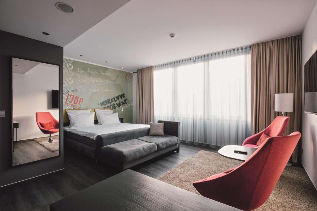 Postel nebo postele na pokoji v ubytování Hotel Berlin, Berlin, a member of Radisson Individuals