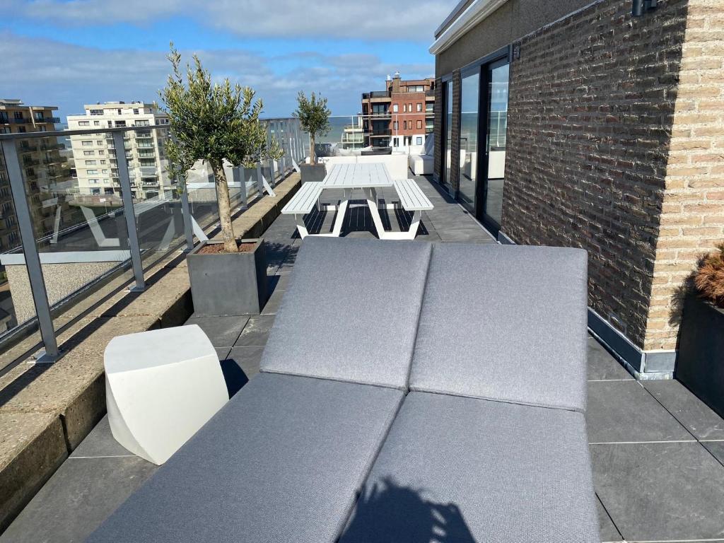 Balkón nebo terasa v ubytování Penthouse Solaris