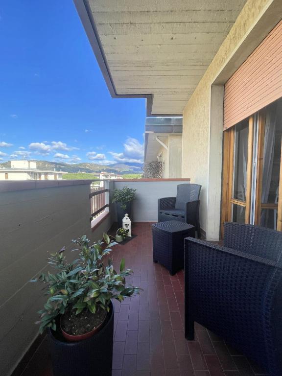Balkón nebo terasa v ubytování APPARTAMENTO BLU - Relax and Comfort 20 minutes from Florence
