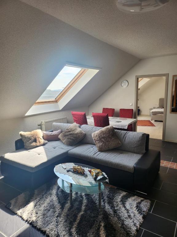 Χώρος καθιστικού στο Ferienwohnung