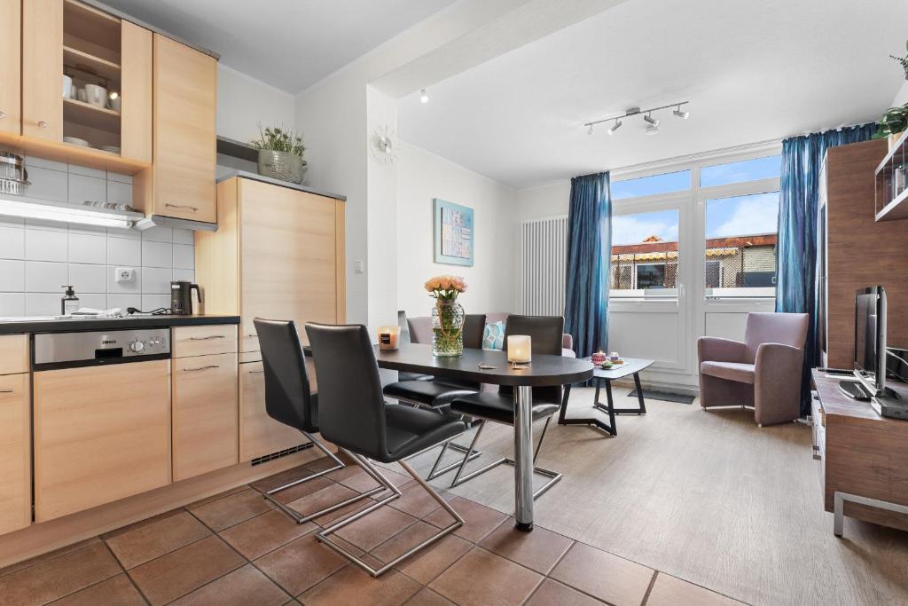 Kuchyň nebo kuchyňský kout v ubytování Haus Klaus Hope