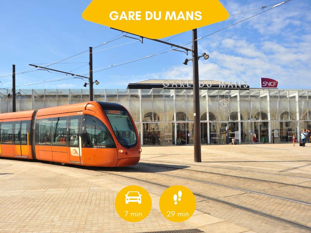 Zdjęcie z galerii obiektu Idéal Groupe - Grands Espaces - 4 chambres - Parking Gratuit - Proche Centre, Gare & Transports - Wifi - OFFRE SPECIAL de Reduction jusqu'à -50 w mieście Le Mans