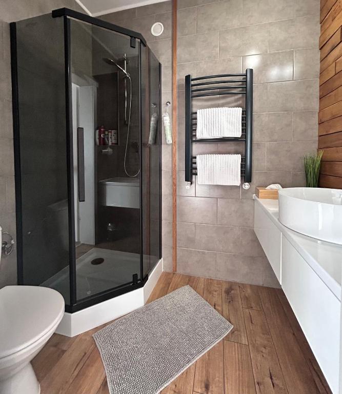 Kúpeľňa v ubytovaní Apartament w Centrum
