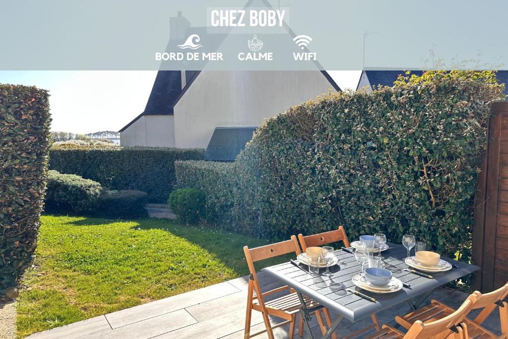 Zahrada ubytování Chez Boby- Maison de vacances- Vue mer- Idéal Semaine du Golfe