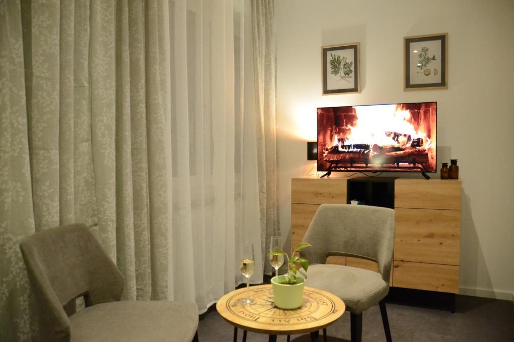 Posezení v ubytování B&B Beyond