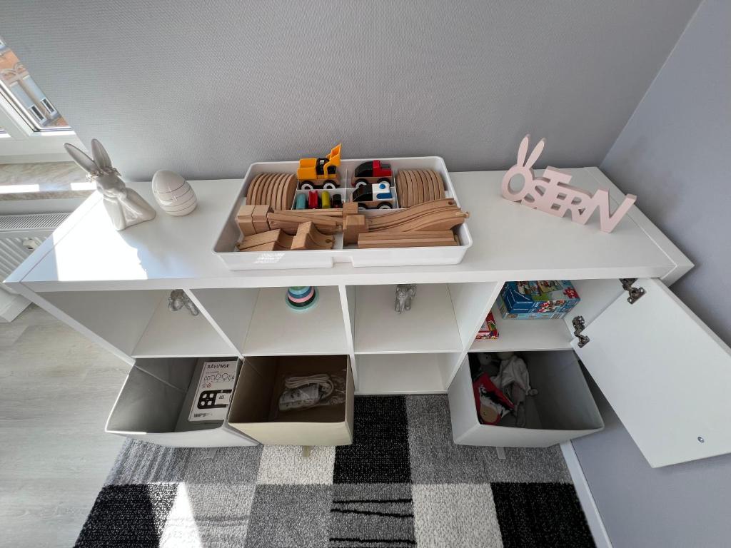 Kuchyň nebo kuchyňský kout v ubytování Renoviertes Appartment mit 2 Schlafzimmern
