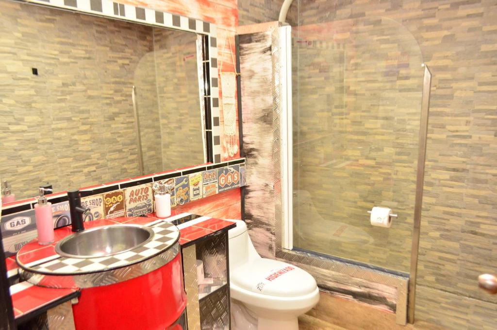 Kúpeľňa v ubytovaní ZOE LODGE