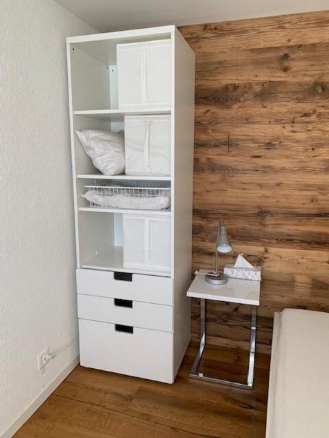 Kuchyň nebo kuchyňský kout v ubytování Sihlseenest