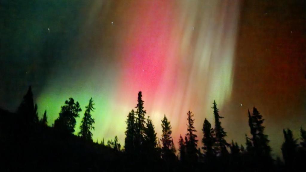 Mynd úr myndasafni af Rocky Mountain Escape Dome & Log Cabin Rentals - Rock Lake í Rock Lake Lodge Provincial Park