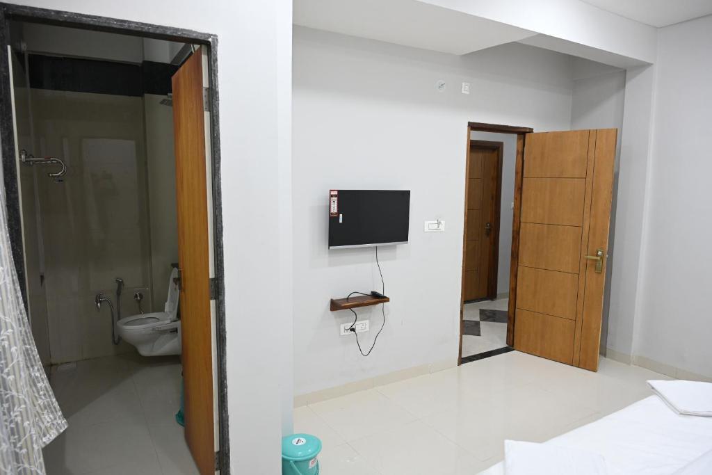 Koupelna v ubytování Hotel RRR Palace