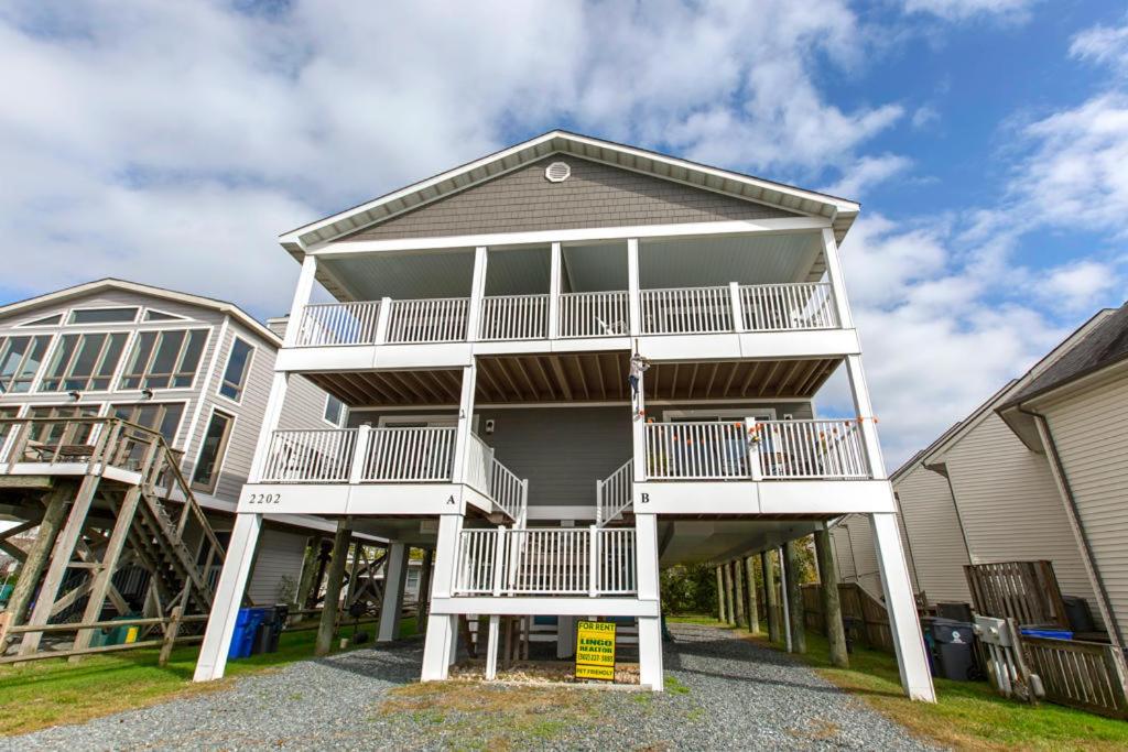 a large house with two balconies on it at Bayard avenue 2202b in Dewey Beach
