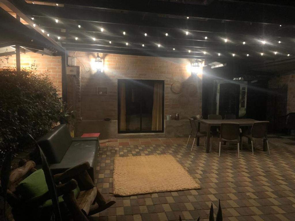 Patio nebo venkovní prostory v ubytování Cabaña Uvilla Turismo Sostenible