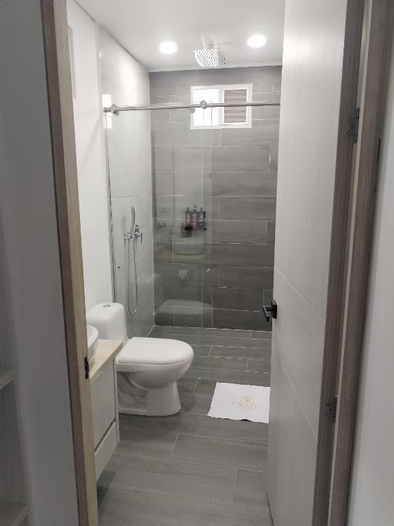 Bagno di Hotel PAUCHÉ Topiario Zapatoca