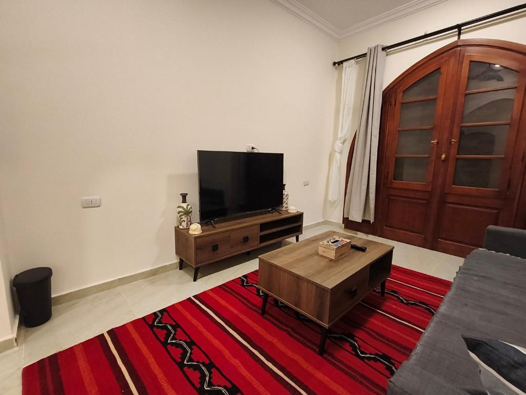 TV a/nebo společenská místnost v ubytování Tunis Vista