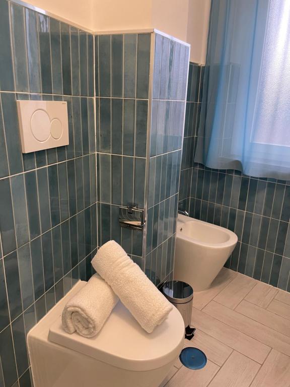 Koupelna v ubytování Ca Dó Sorrento Sensations