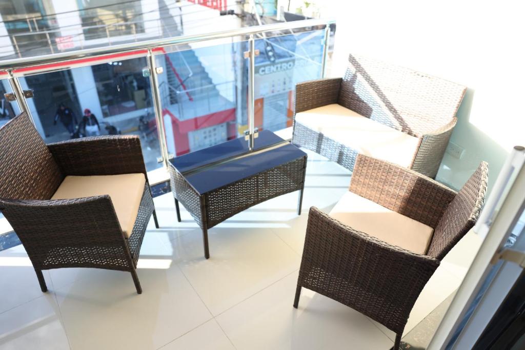 Posezení v ubytování Hotel Adrinber