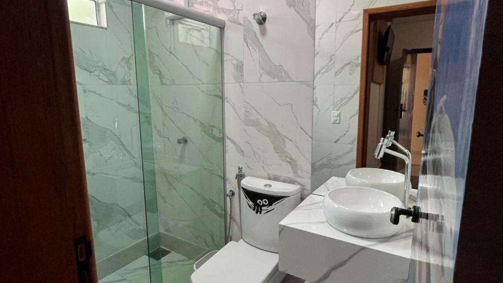 Koupelna v ubytování Prime Hostel BH