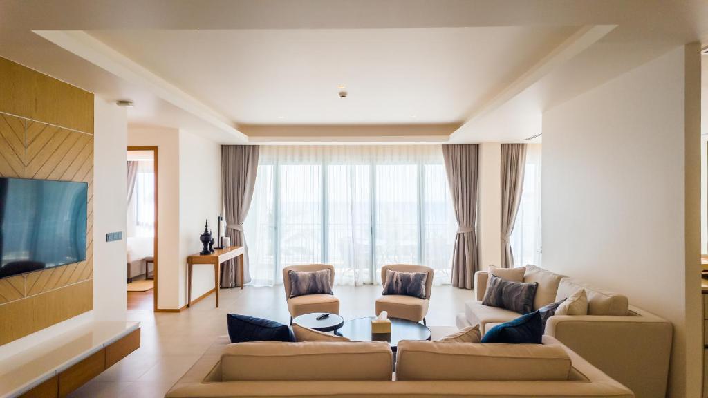 Posezení v ubytování Angsana Ocean Pearl - Laguna Seaview Penthouse