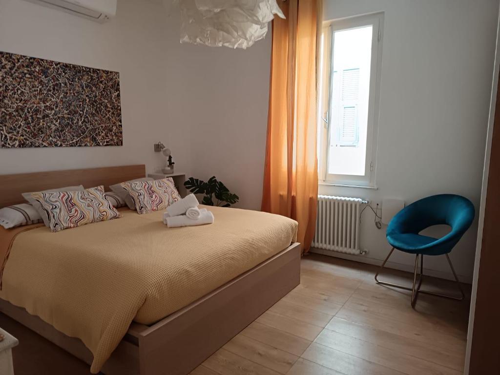 Postel nebo postele na pokoji v ubytování I Limoni di Vernazza