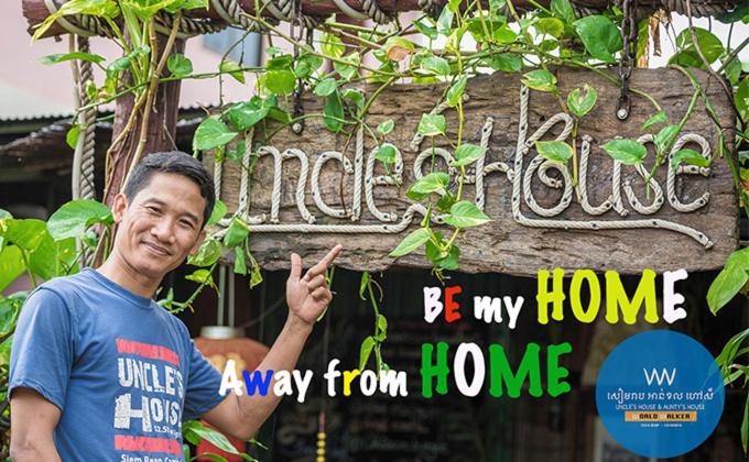 Certifikát, hodnocení, plakát nebo jiný dokument vystavený v ubytování Siem Reap Uncle's House