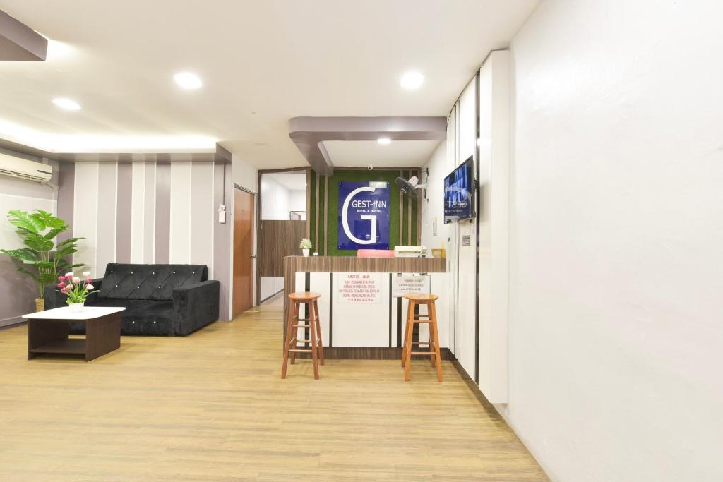 TV a/nebo společenská místnost v ubytování OYO 90963 Gest Inn