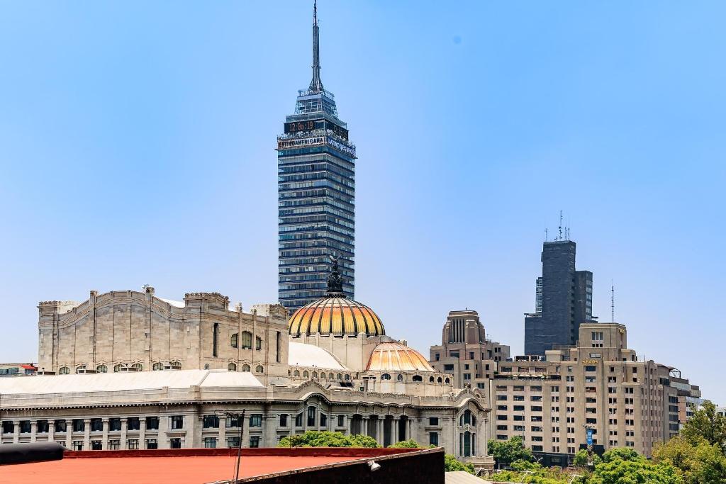 Vista general de Ciutat de Mèxic o vistes de la ciutat des de l'hotel