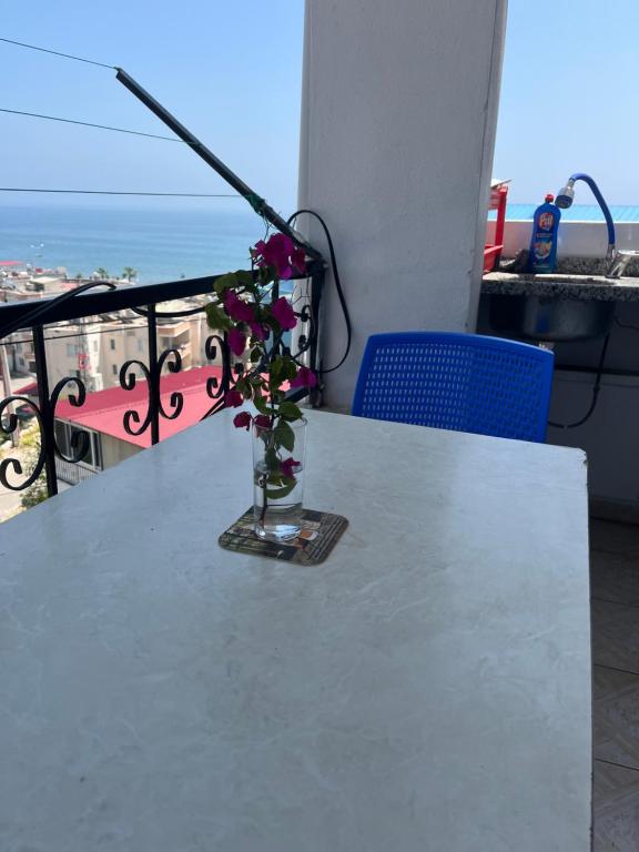 Balkón nebo terasa v ubytování Yasemin Yazlık Pansiyon