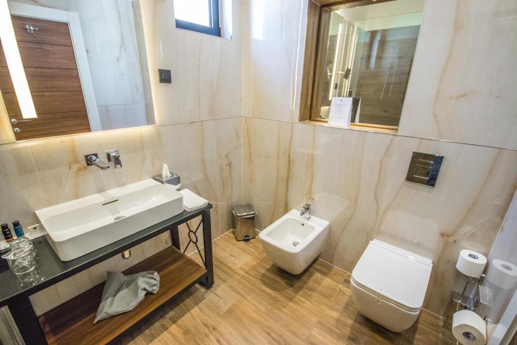 Koupelna v ubytování Kalamper Hotel & Spa