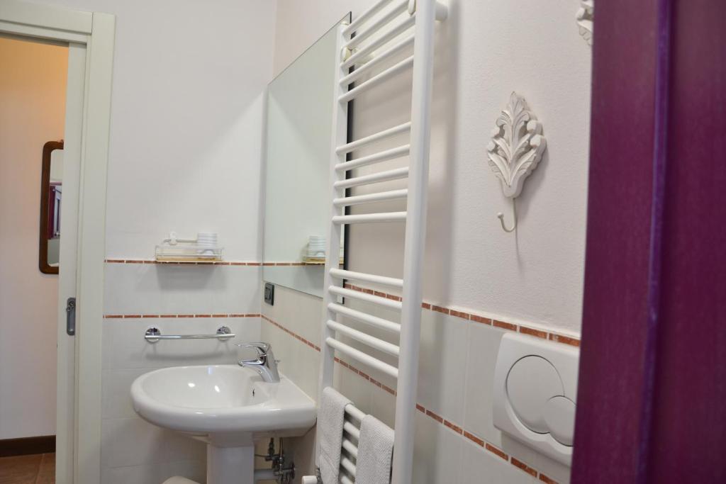 Koupelna v ubytování B&B Mirabelle